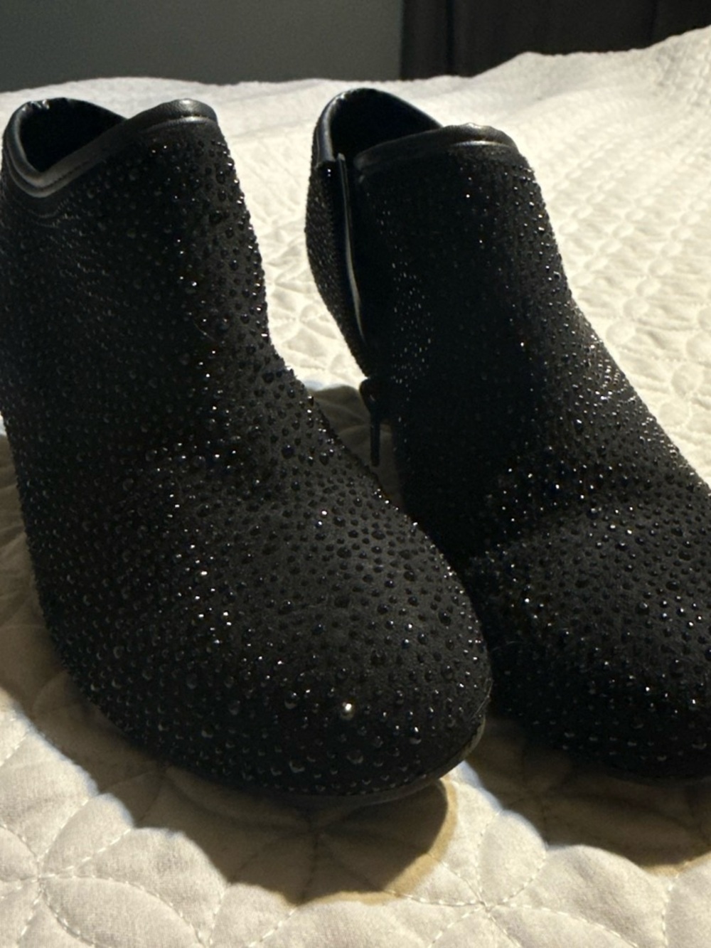 Rhinestone booties
